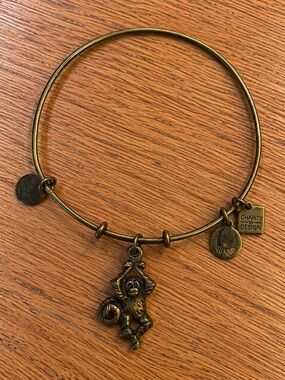 ALEX AND ANI Charity by Design Monkey Vintage Bangle Bracelet